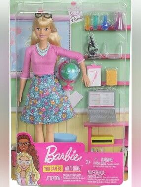 NIB | Barbie You Can Be Anything Teacher Doll With Accessories